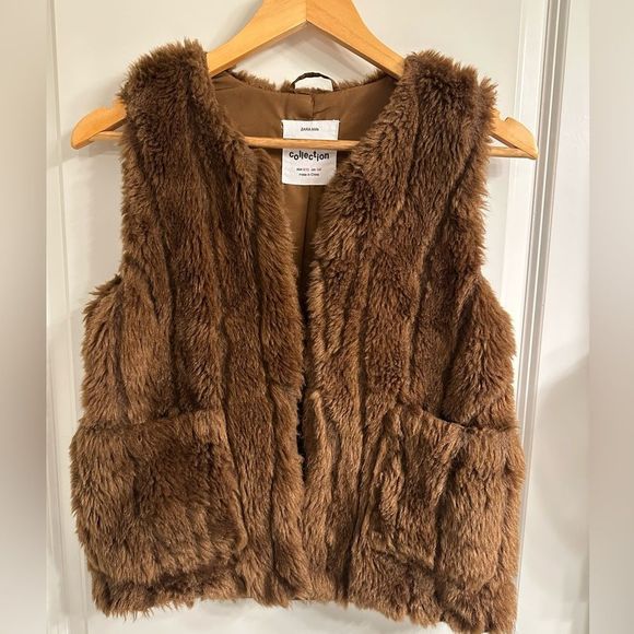 Zara Other - Zara Kids Outdoor Collection fur vest 9/10